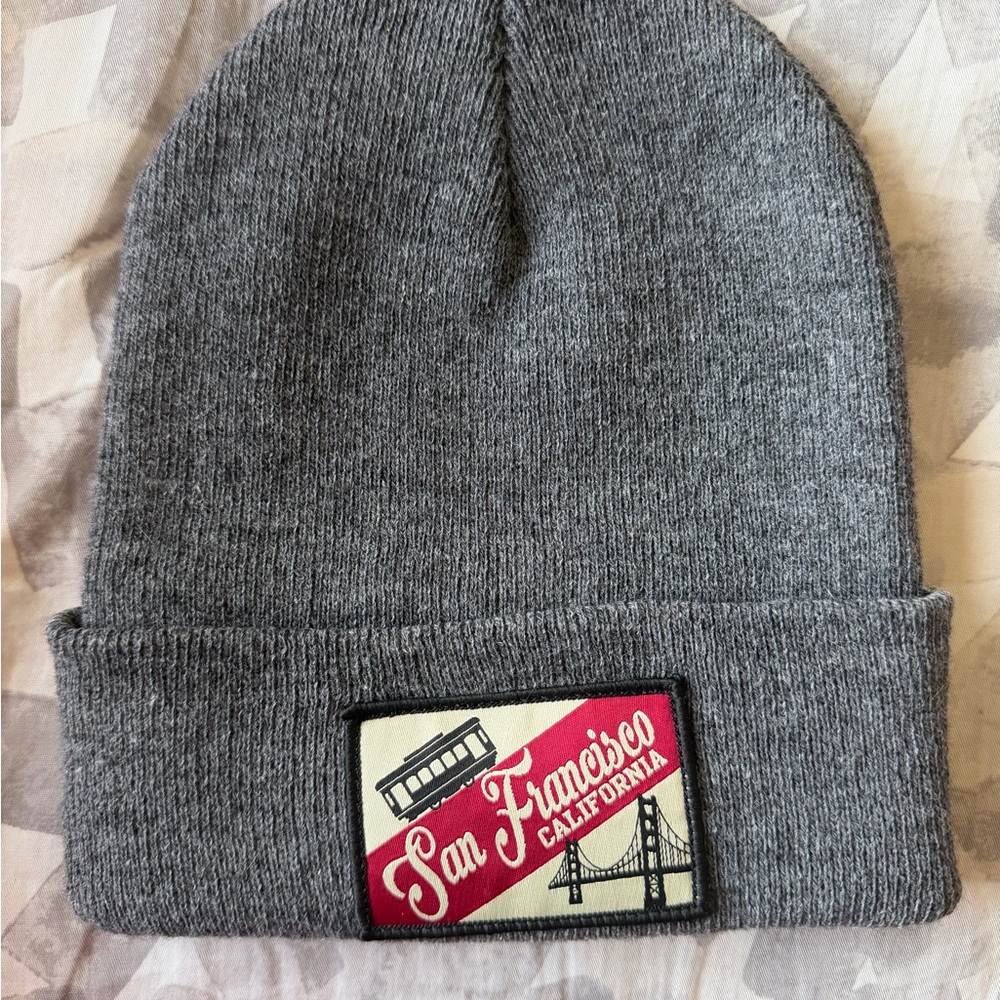 Gray San Francisco Beanie